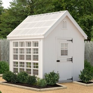 white shed
